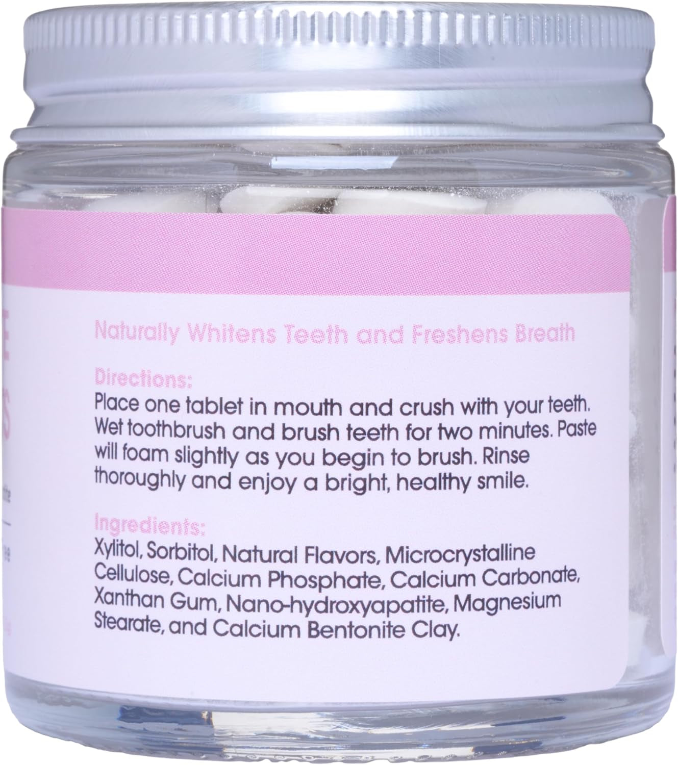 Toothpaste Tablets – Bubblegum | Nano Hydroxyapatite Toothpaste Tablets Kids - Chewable - Made with Xylitol | Fluoride Free L 90 Tabs