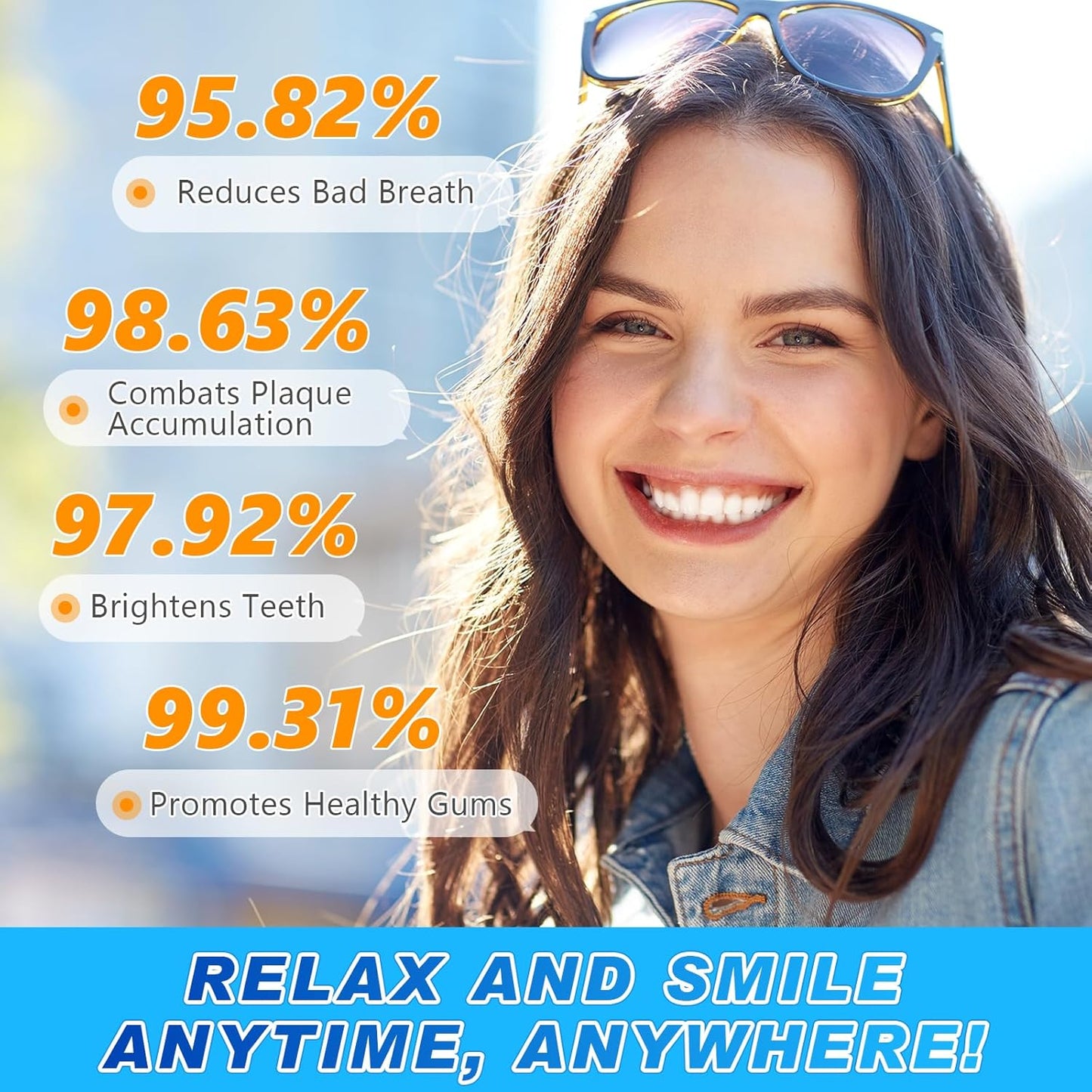 Toothpaste Tablet,Chewable Toothpaste Tablets,Flouride Free Toothpaste with Nano Hydroxyapatite,Sensitive Toothpaste Tabs Peppermint Flavored Strengthen Teeth,Travel Mouthwash Tablets 70 Pcs